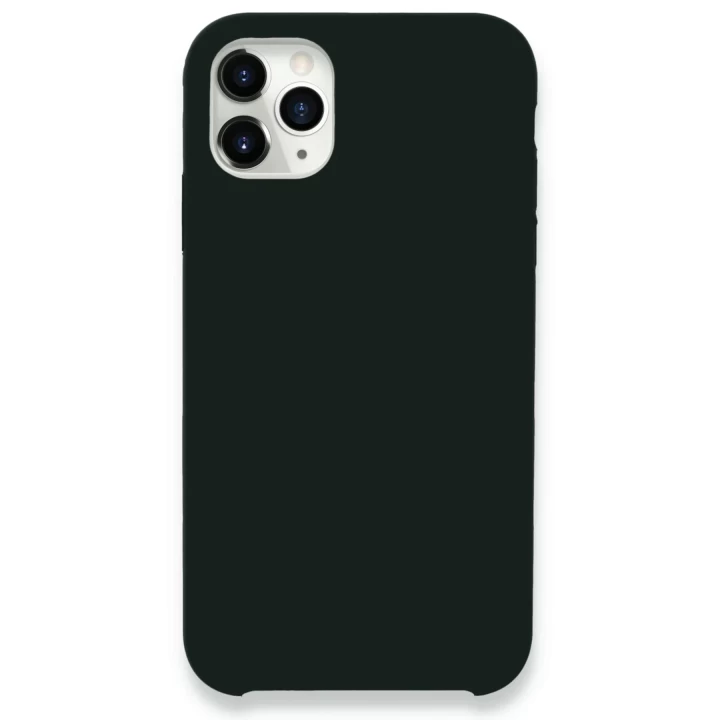 iPhone 11 Pro Max Kılıf Lansman Legant Silikon - Koyu Yeşil