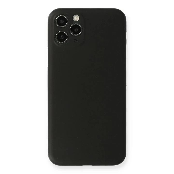 iPhone 11 Pro Max Kılıf PP Ultra İnce Kapak - Siyah