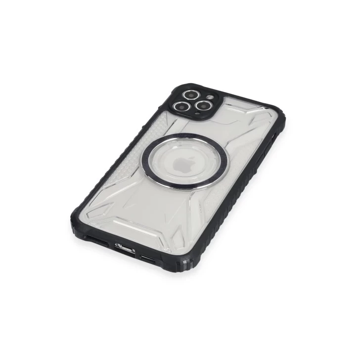 iPhone 11 Pro Max Kılıf Prag Magneticsafe Kapak - Siyah