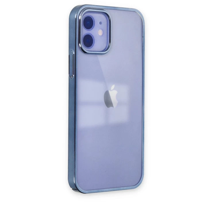 iPhone 12 Kılıf Element Silikon - Mavi