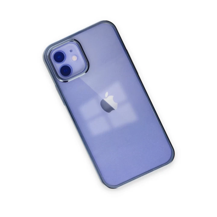 iPhone 12 Kılıf Element Silikon - Mavi