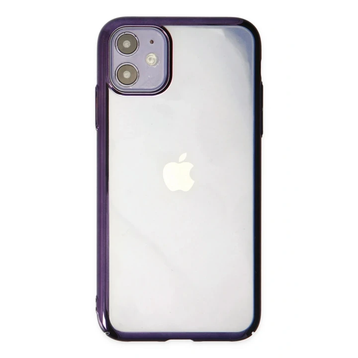 iPhone 12 Kılıf Element Silikon - Mor