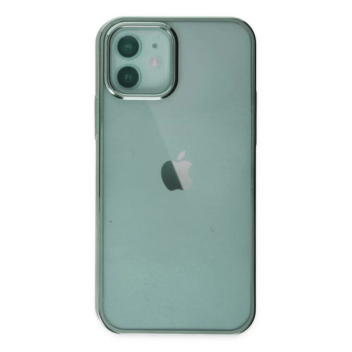 iPhone 12 Kılıf Element Silikon - Yeşil