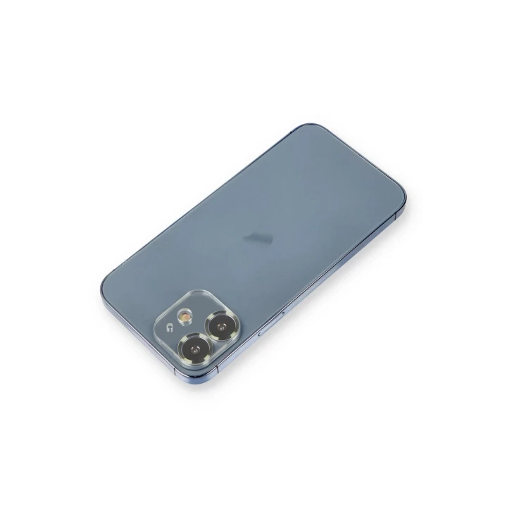 iPhone 12 Metal Kamera Lens Koruma Cam - Koyu Yeşil