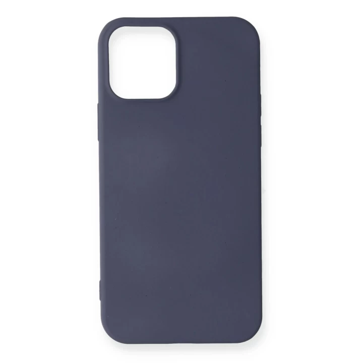 iPhone 12 Mini Kılıf First Silikon - Gri