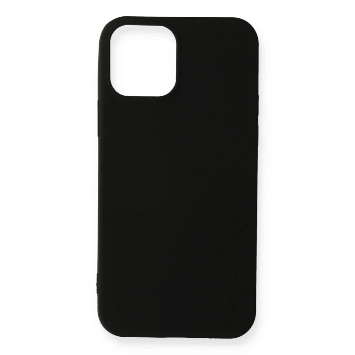 iPhone 12 Mini Kılıf First Silikon - Siyah