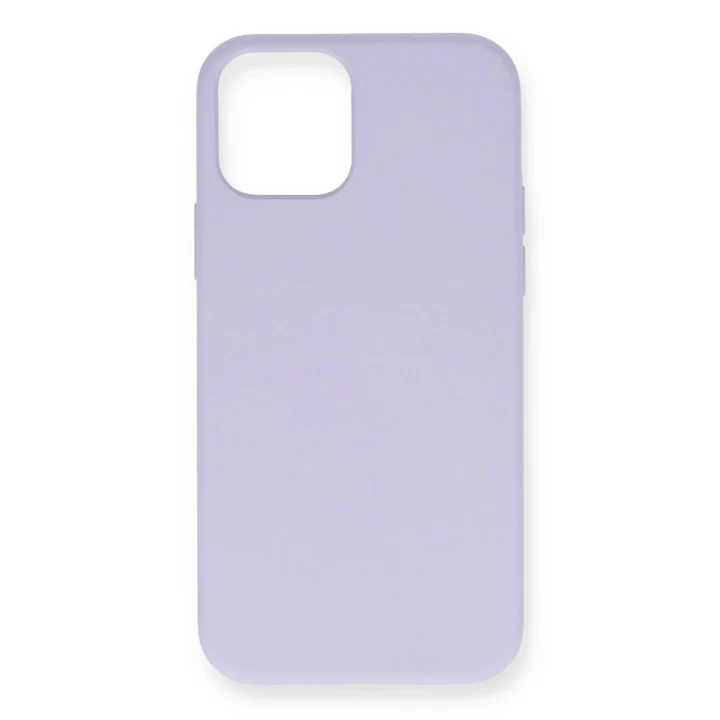 iPhone 12 Mini Kılıf Nano içi Kadife Silikon - Lila
