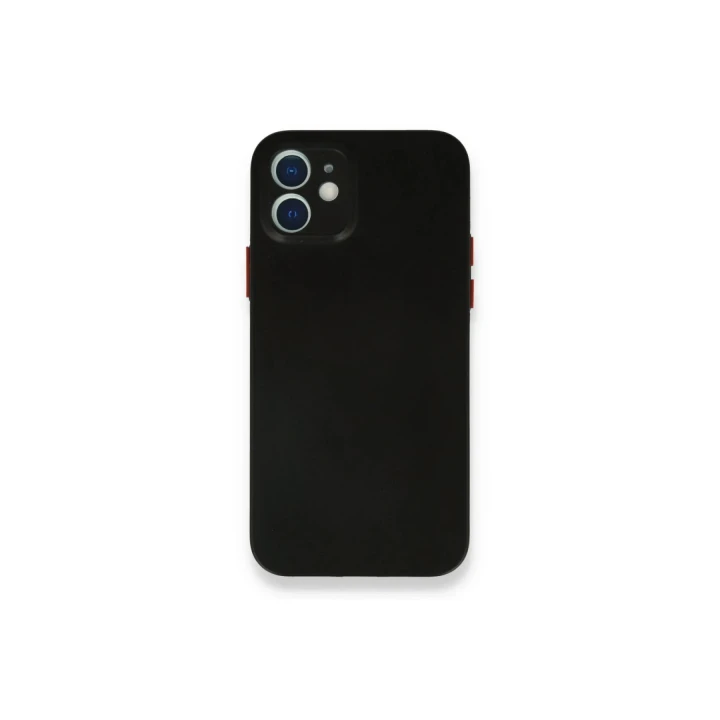 iPhone 12 Mini Kılıf PP Ultra İnce Kapak - Siyah