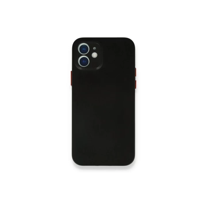 iPhone 12 Mini Kılıf PP Ultra İnce Kapak - Siyah