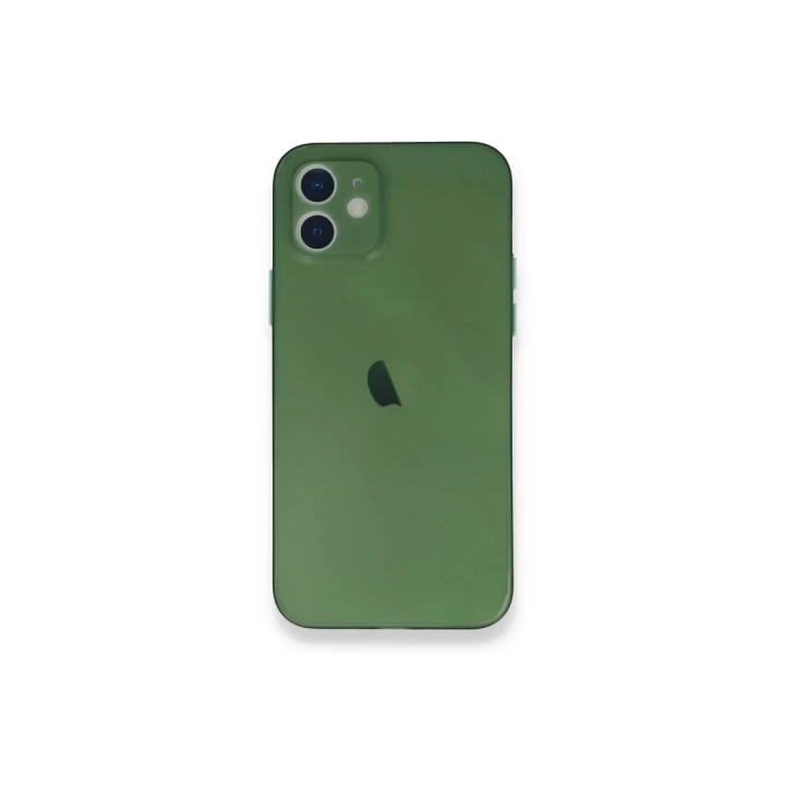 iPhone 12 Mini Kılıf PP Ultra İnce Kapak - Yeşil
