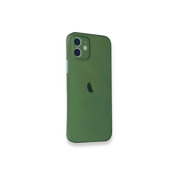 iPhone 12 Mini Kılıf PP Ultra İnce Kapak - Yeşil