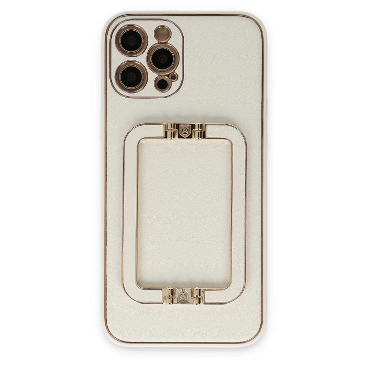 iPhone 12 Pro Kılıf Coco Elit Kapak - Beyaz
