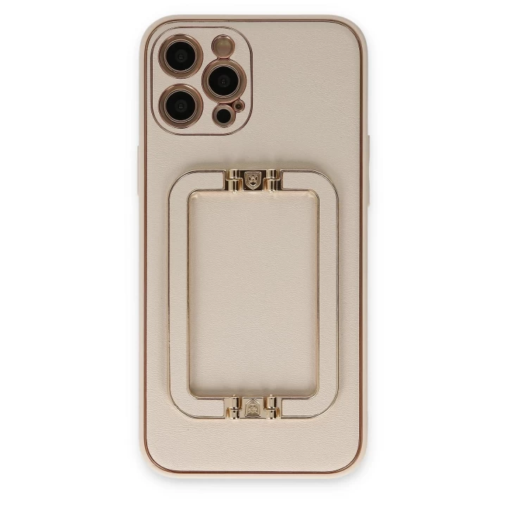iPhone 12 Pro Kılıf Coco Elit Kapak - Gold