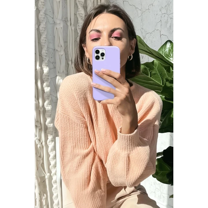 iPhone 12 Pro Kılıf First Silikon - Sarı