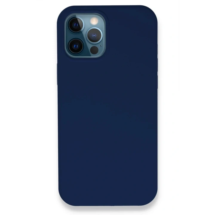 iPhone 12 Pro Kılıf Lansman Legant Silikon - Lacivert