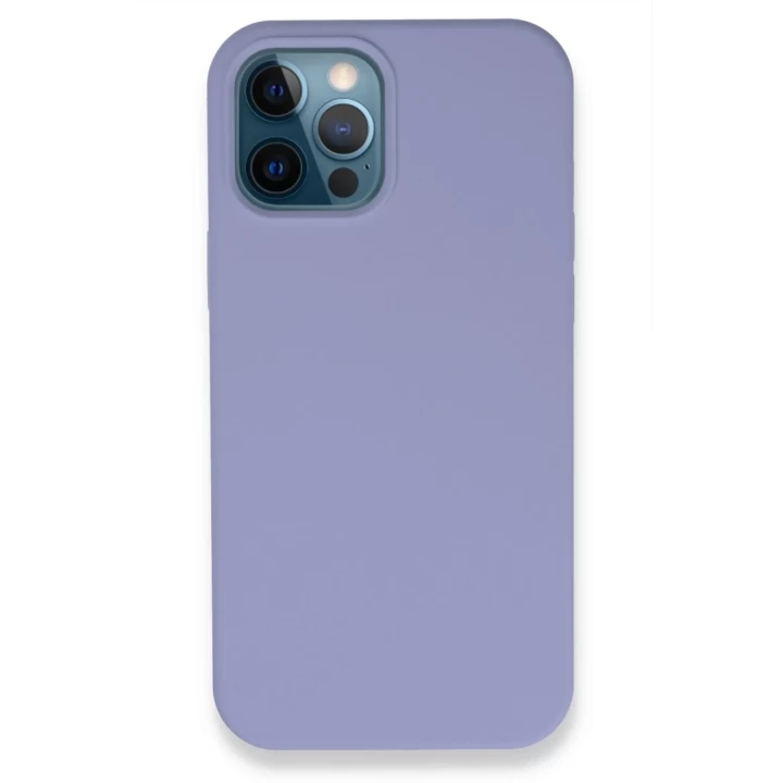 iPhone 12 Pro Kılıf Lansman Legant Silikon - Lila