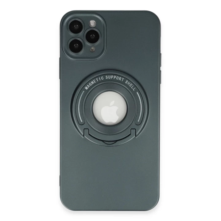 iPhone 12 Pro Kılıf Lukka Magneticsafe Kapak - Koyu Yeşil