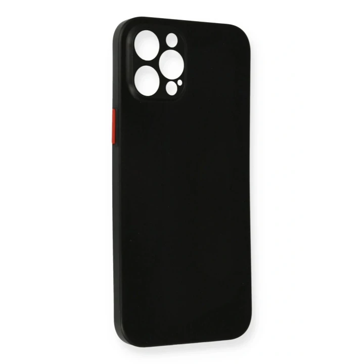 iPhone 12 Pro Kılıf PP Ultra İnce Kapak - Siyah