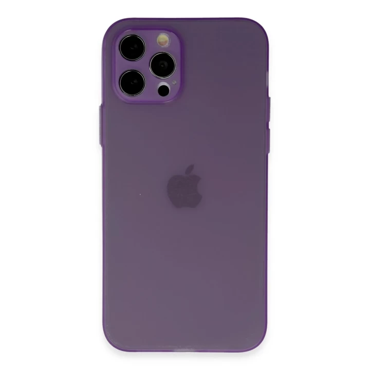 iPhone 12 Pro Kılıf Puma Silikon - Koyu Mor