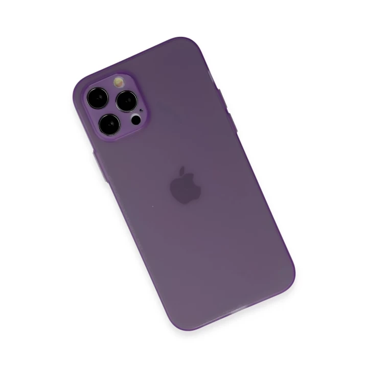 iPhone 12 Pro Kılıf Puma Silikon - Koyu Mor