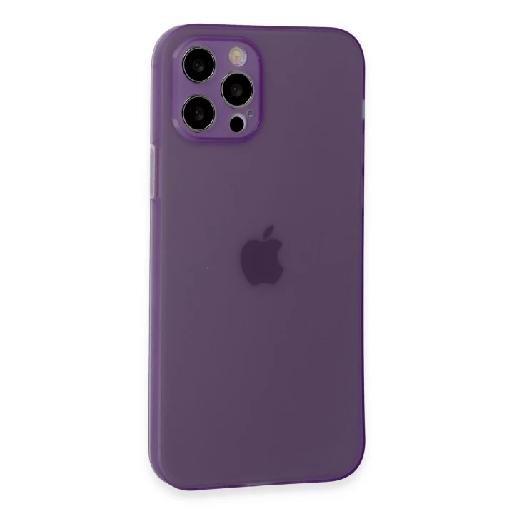 iPhone 12 Pro Kılıf Puma Silikon - Koyu Mor