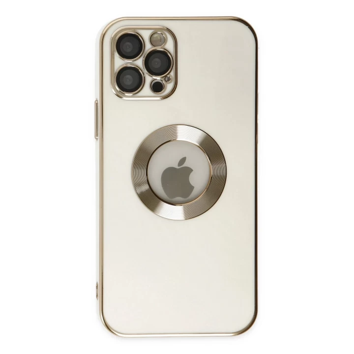 iPhone 12 Pro Kılıf Store Silikon - Beyaz
