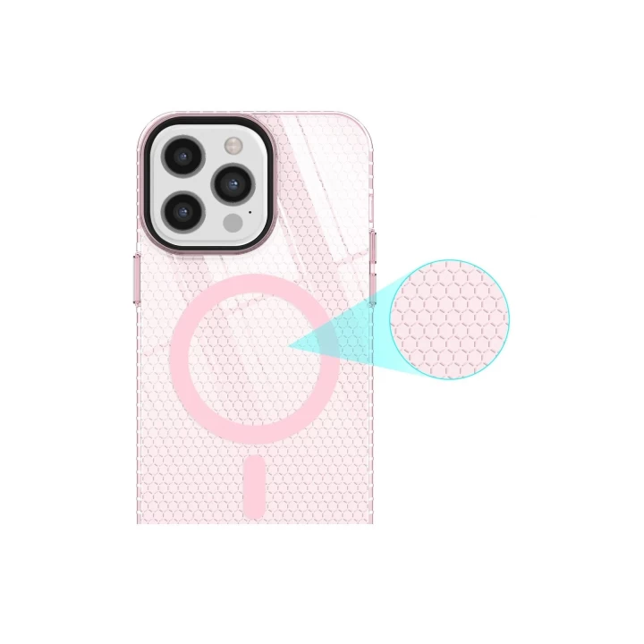 iPhone 12 Pro Max Kılıf Beta Magneticsafe Silikon - Pembe