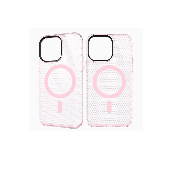 iPhone 12 Pro Max Kılıf Beta Magneticsafe Silikon - Pembe
