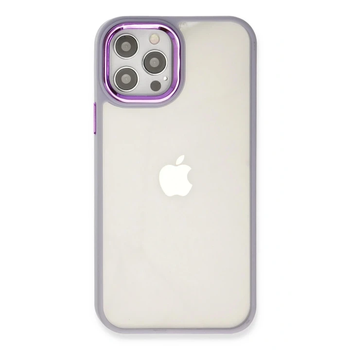 iPhone 12 Pro Max Kılıf Dora Kapak - Lila