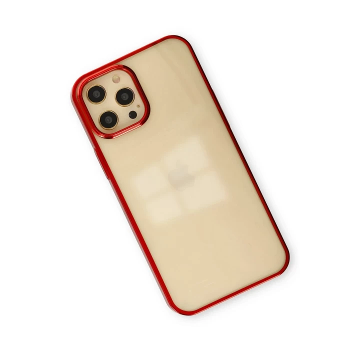 iPhone 12 Pro Max Kılıf Element Silikon - Kırmızı