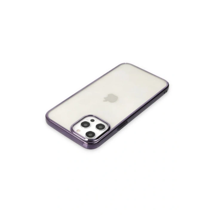 iPhone 12 Pro Max Kılıf Element Silikon - Mor