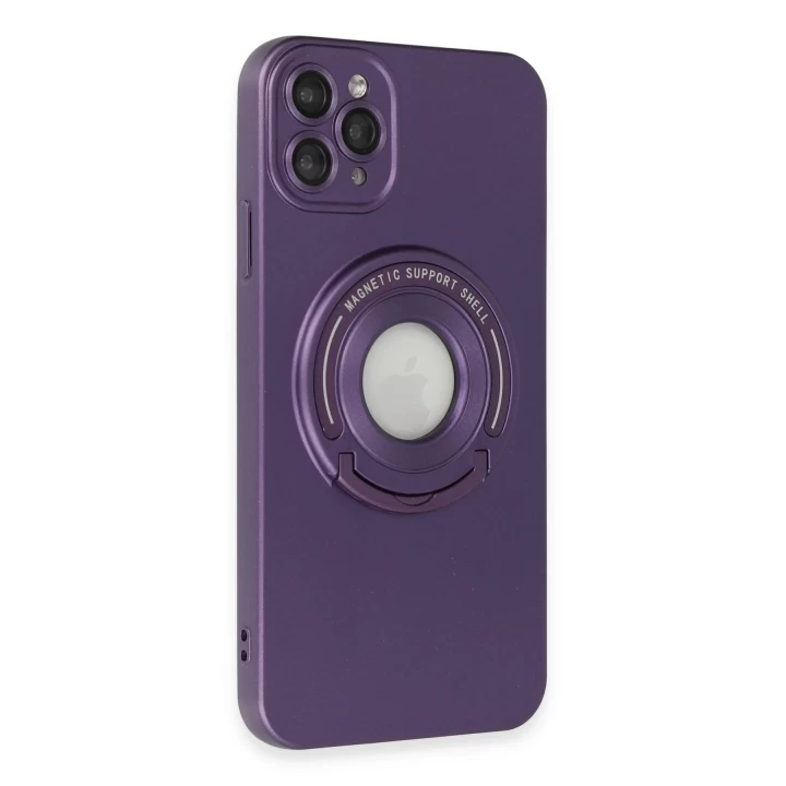 iPhone 12 Pro Max Kılıf Lukka Magneticsafe Kapak - Derin Mor