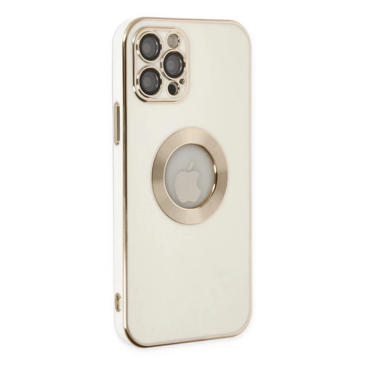 iPhone 12 Pro Max Kılıf Store Silikon - Beyaz