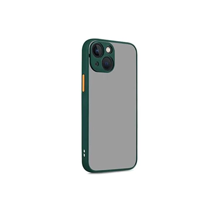 iPhone 13 Kılıf Montreal Silikon Kapak - Yeşil