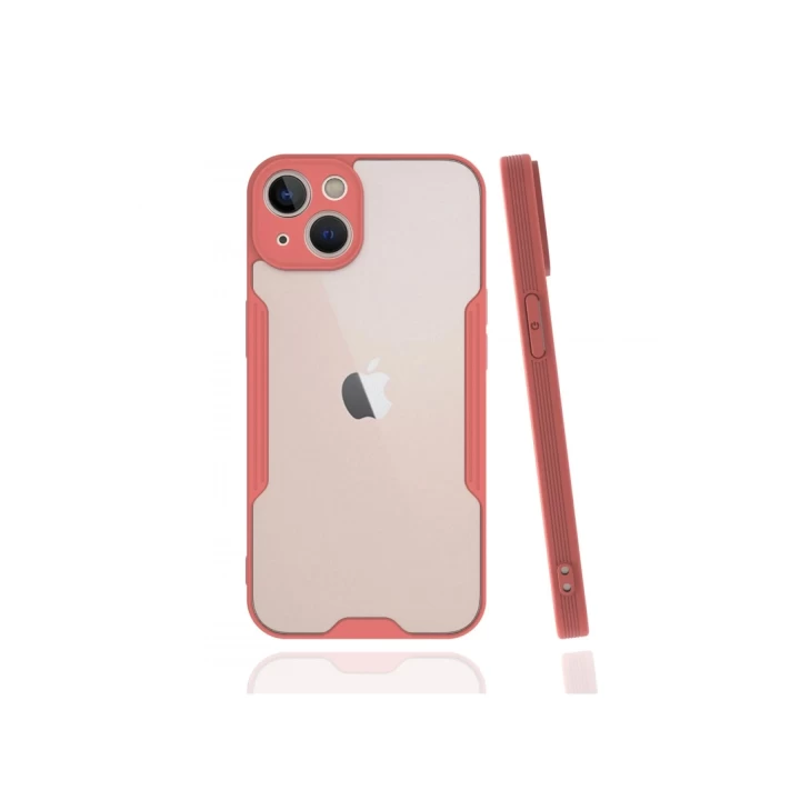 iPhone 13 Kılıf Platin Silikon - Pembe