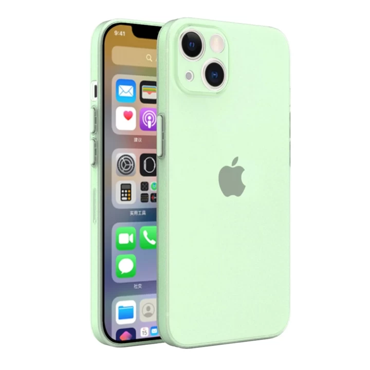 iPhone 13 Kılıf Puma Silikon - Açık Yeşil
