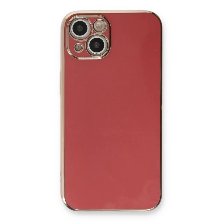 iPhone 13 Kılıf Volet Silikon - Kırmızı