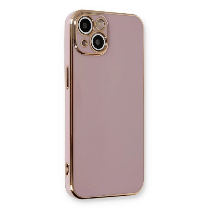 iPhone 13 Kılıf Volet Silikon - Mor