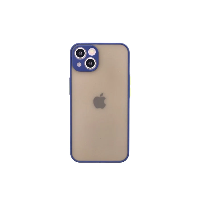 iPhone 13 Mini Kılıf Montreal Silikon Kapak - Lacivert