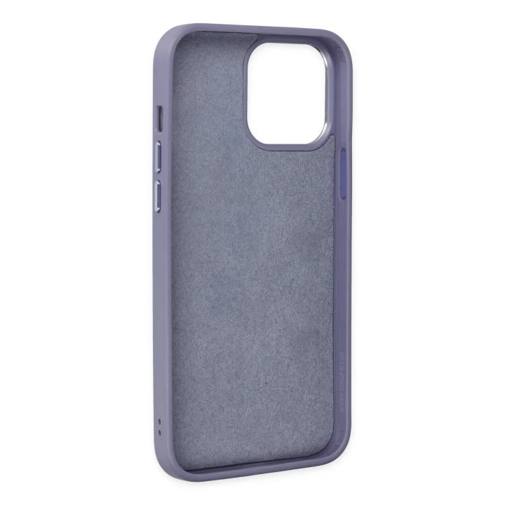 iPhone 13 Pro Kılıf Asya Deri Silikon - Mor