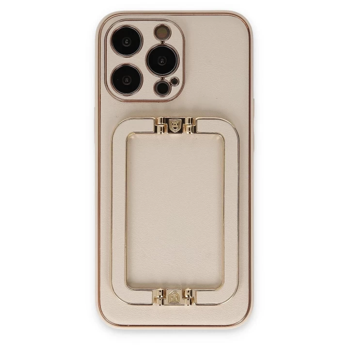 iPhone 13 Pro Kılıf Coco Elit Kapak - Gold