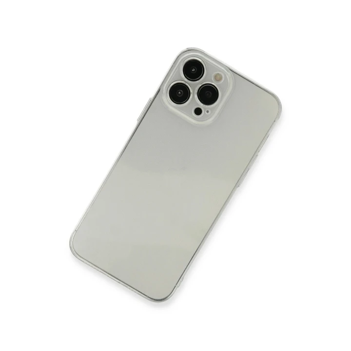 iPhone 13 Pro Kılıf Fly Lens Silikon - Şeffaf
