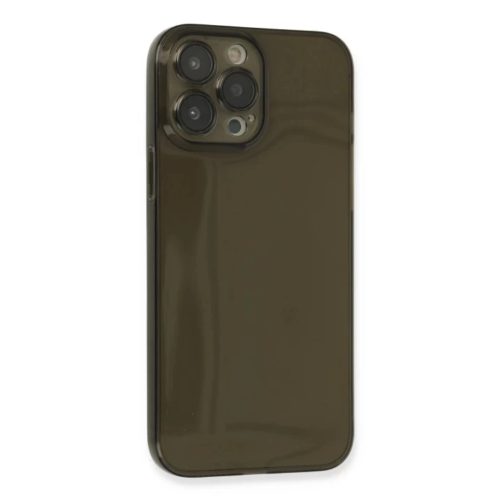 iPhone 13 Pro Kılıf Fly Lens Silikon - Siyah