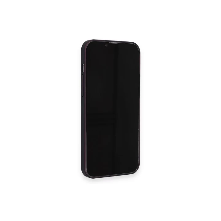 iPhone 13 Pro Kılıf Jack Magneticsafe Lens Silikon - Mürdüm