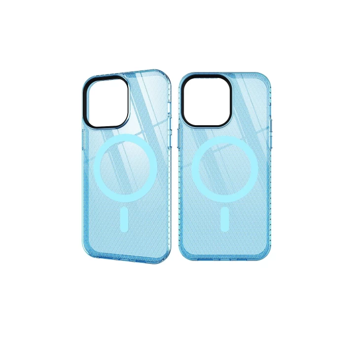 iPhone 13 Pro Max Kılıf Beta Magneticsafe Silikon - Mavi