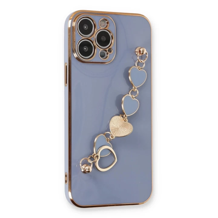 iPhone 13 Pro Max Kılıf Esila Silikon - Gri