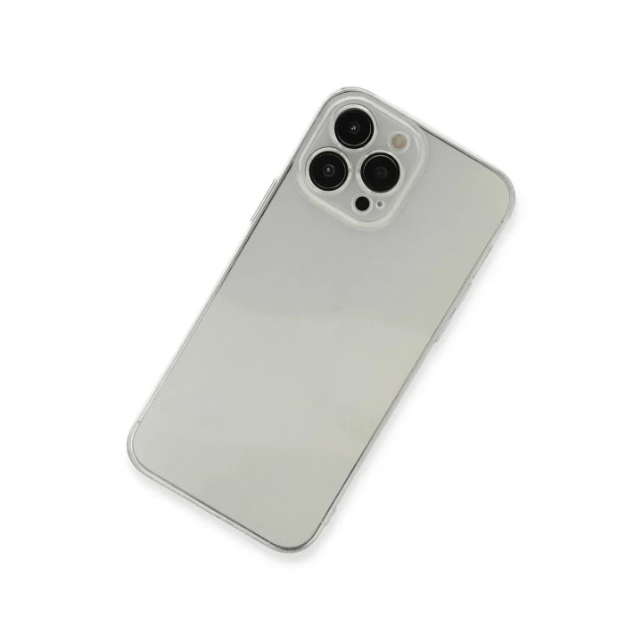 iPhone 13 Pro Max Kılıf Fly Lens Silikon - Şeffaf