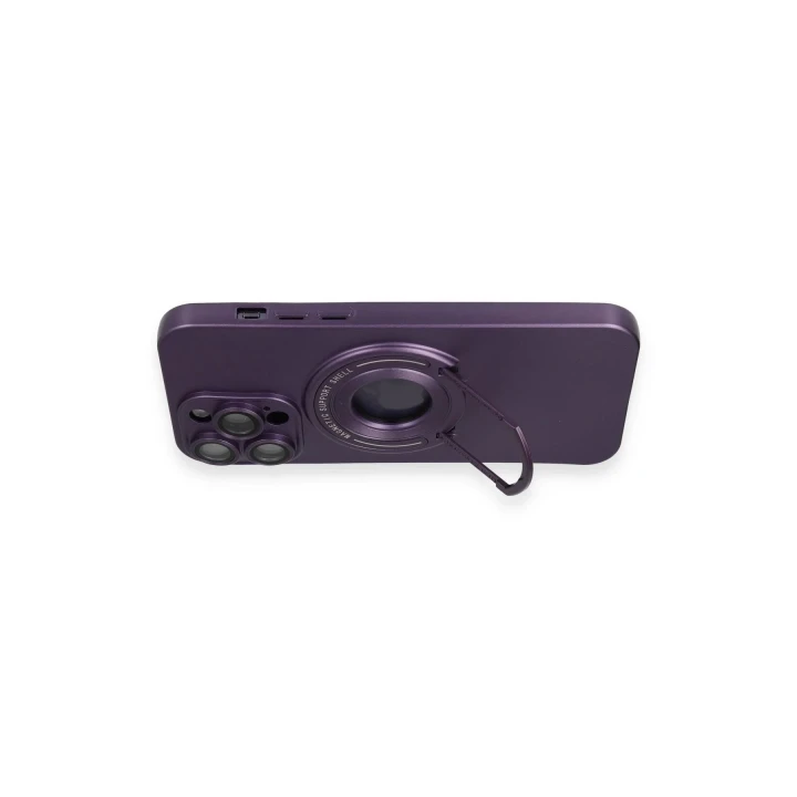 iPhone 13 Pro Max Kılıf Lukka Magneticsafe Kapak - Derin Mor
