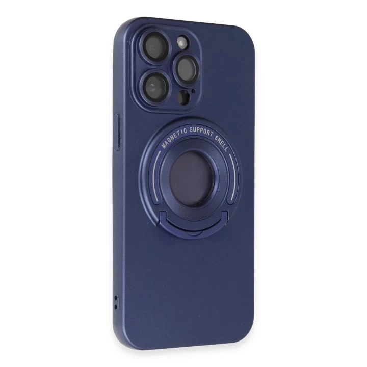 iPhone 13 Pro Max Kılıf Lukka Magneticsafe Kapak - Lacivert