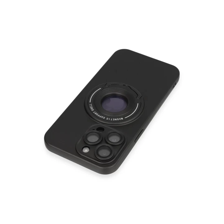 iPhone 13 Pro Max Kılıf Lukka Magneticsafe Kapak - Siyah